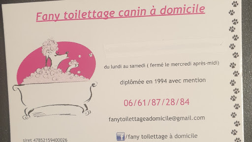 Fany toilettage a domicile, salon de toilettage sur Groomie.fr et au , 41220 Thoury