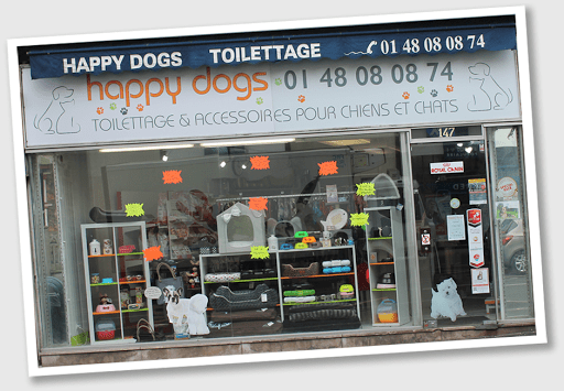 Happy Dogs Toilettage, salon de toilettage sur Groomie.fr et au 147 Rue Defrance, 94300 Vincennes